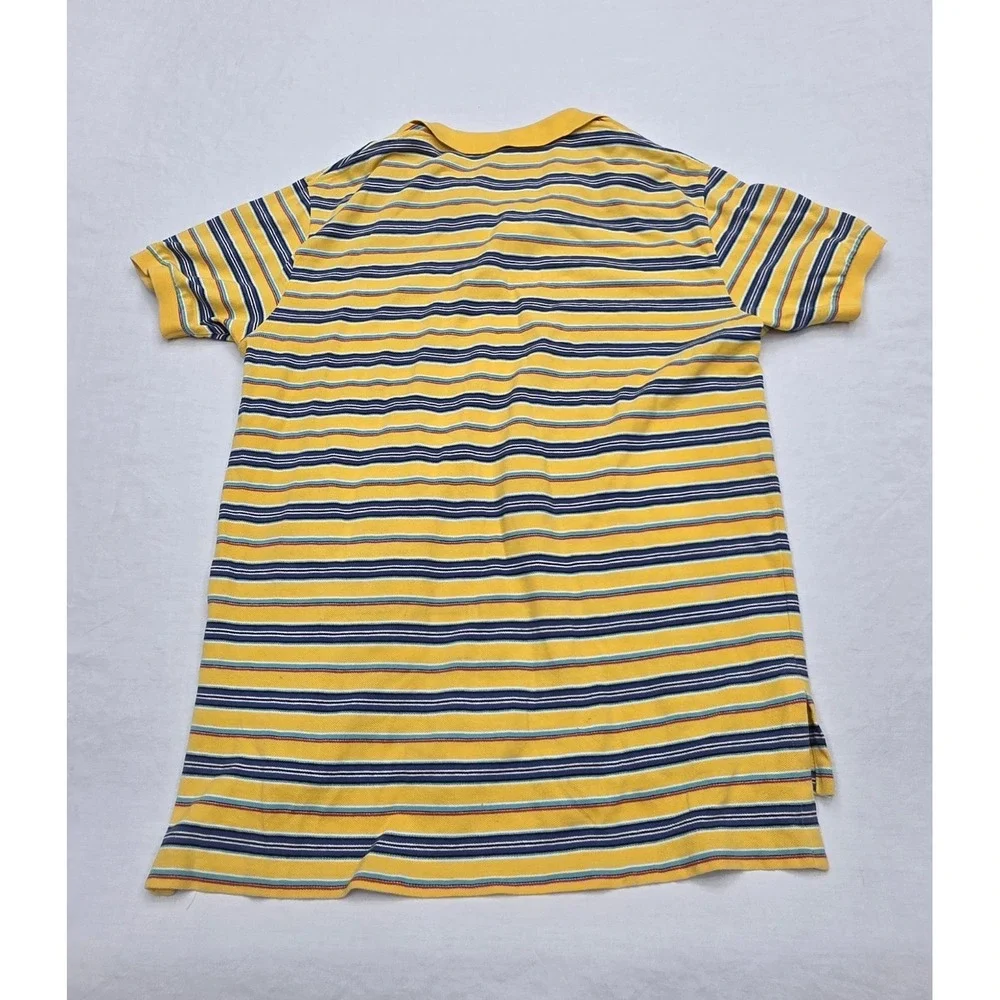Polo By Ralph Lauren Men's Multicolored Striped 100% Cotton Polo Size Large